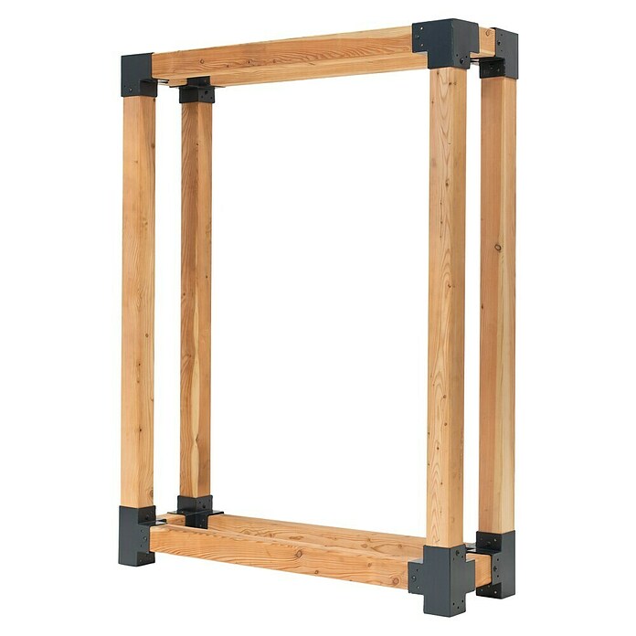 Westmann Kaminholzregal Michel (138 x 40 x 180 cm, Holz, Natur) | BAUHAUS