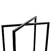 Westmann Kaminholzregal Xavier (40 x 20 x 120 cm, Stahl, Schwarz) | BAUHAUS