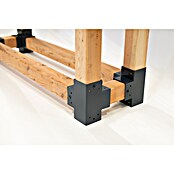 Westmann Kaminholzregal Michel (138 x 40 x 180 cm, Holz, Natur) | BAUHAUS