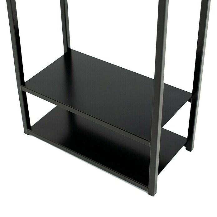 Westmann Kaminholzregal Porthos (40 x 20 x 120 cm, Stahl, Schwarz) | BAUHAUS