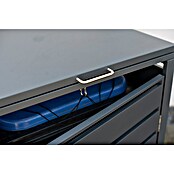 Westmann Mülltonnenbox Kubus (Stahl, Anthrazit, Geeignet für Anzahl Mülltonnen: 1 Stk.) | BAUHAUS