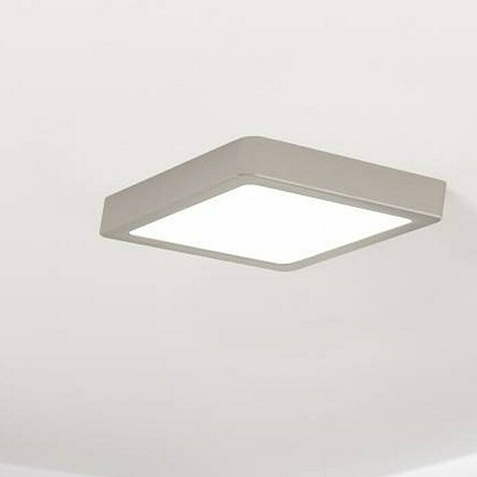Eglo Fueva 5 LED-Deckenleuchte (16,5 W, 21 x 21 x 2,8 cm, Nickel-matt, Neutralweiß) | BAUHAUS