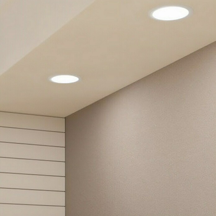 Eglo Fueva 5 LED vgradni žaromet  (10,5 W, Toplo bela, Bela, Ø x V: 16,6 x 2,6 cm) | Vgradni žarometi | Reflektorji in žarometi | Svetila | Elektro in svetila | Izdelki | BAUHAUS