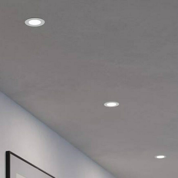 Eglo Fueva 5 LED-Einbauspot (5,5 W, Warmweiß, Weiß, Ø x H: 11,7 x 2,6 cm) | BAUHAUS