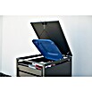 Westmann Mülltonnenbox Kubus (68 x 80 cm, Stahl, Anthrazit, Geeignet für Anzahl Mülltonnen: 1 Stk.) | BAUHAUS