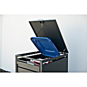 Westmann Mülltonnenbox Kubus (Stahl, Anthrazit, Geeignet für Anzahl Mülltonnen: 1 Stk.) | BAUHAUS
