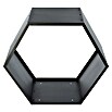 Westmann Kaminholzregal Biene (88 x 44,5 x 76,5 cm, Stahl, Schwarz) | BAUHAUS
