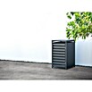 Westmann Mülltonnenbox Kubus (68 x 80 cm, Stahl, Anthrazit, Geeignet für Anzahl Mülltonnen: 1 Stk.) | BAUHAUS