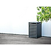 Westmann Mülltonnenbox Kubus (Stahl, Anthrazit, Geeignet für Anzahl Mülltonnen: 1 Stk.) | BAUHAUS