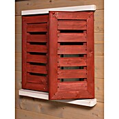 Wendi Toys Spielhaus Krokodil (L x B x H: 120 x 155 x 168 cm, Holz, Natur / Rot) | BAUHAUS