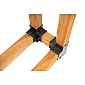 Westmann Kaminholzregal Michel (198 x 40 x 180 cm, Holz, Natur) | BAUHAUS