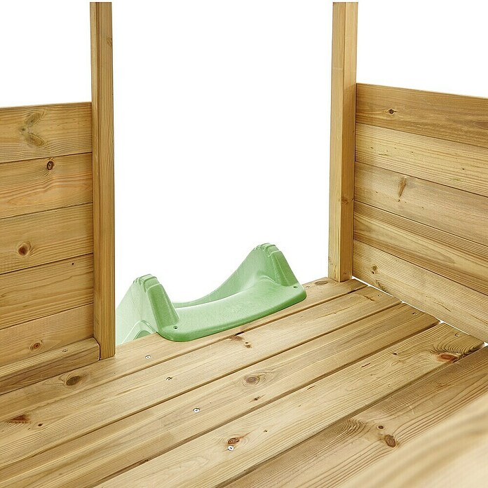 Westmann Spielhaus Wildnis (L x B x H: 241 x 167 x 205 cm, Holz, Braun) | BAUHAUS