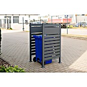 Westmann Mülltonnenbox Verkleidung Planum (90 x 90 x 150 cm, Anthrazit) | BAUHAUS