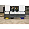 Westmann Mülltonnenbox Verkleidung Planum (90 x 330 x 120 cm, Anthrazit/Grau) | BAUHAUS