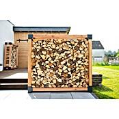 Westmann Kaminholzregal Michel (198 x 40 x 180 cm, Holz, Natur) | BAUHAUS