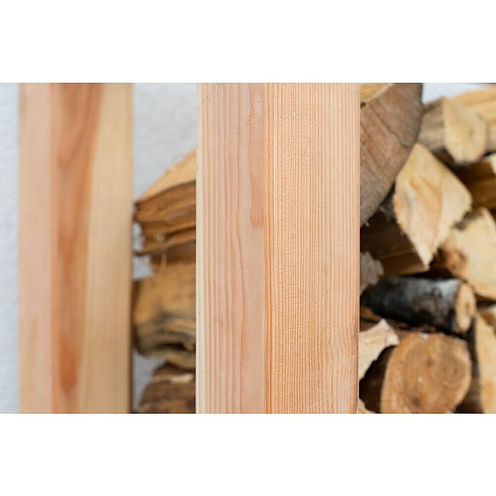 Westmann Kaminholzregal Michel (138 x 40 x 180 cm, Holz, Natur) | BAUHAUS