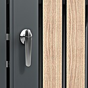 Westmann Mülltonnenbox Planta (200 x 84 cm, Stahl, Anthrazit/Braun, Geeignet für Anzahl Mülltonnen: 3 Stk.) | BAUHAUS