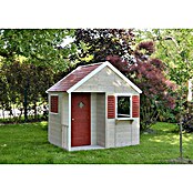 Wendi Toys Spielhaus Krokodil (L x B x H: 120 x 155 x 168 cm, Holz, Natur / Rot) | BAUHAUS