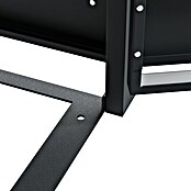 Westmann Mülltonnenbox Lacina (Stahl, Anthrazit/Braun, Geeignet für Anzahl Mülltonnen: 4 Stk.) | BAUHAUS