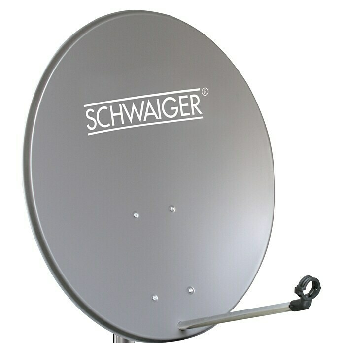 Schwaiger Satellitenschüssel SPI2080 018 (Aluminium, Durchmesser Spiegelfläche: 80 cm, Anthrazit)
