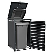 Westmann Mülltonnenbox Lacina (Stahl, Anthrazit/Braun, Geeignet für Anzahl Mülltonnen: 1 Stk.) | BAUHAUS