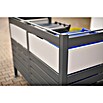 Westmann Mülltonnenbox Verkleidung Planum (90 x 170 x 120 cm, Anthrazit/Grau) | BAUHAUS