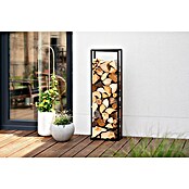 Westmann Kaminholzregal Xavier (40 x 20 x 120 cm, Stahl, Schwarz) | BAUHAUS