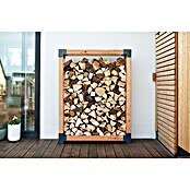 Westmann Kaminholzregal Michel (138 x 40 x 180 cm, Holz, Natur) | BAUHAUS