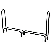 ShelterLogic Kaminholzregal (244 x 25 x 118 cm, Stahl, Schwarz) | BAUHAUS