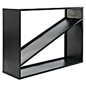 Westmann Kaminholzregal Hugo (115 x 35 x 80 cm, Stahl, Schwarz) | BAUHAUS