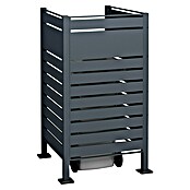 Westmann Mülltonnenbox Verkleidung Planum (90 x 90 x 150 cm, Anthrazit) | BAUHAUS
