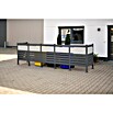 Westmann Mülltonnenbox Verkleidung Planum (90 x 410 x 120 cm, Anthrazit/Grau) | BAUHAUS