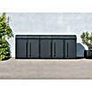 Westmann Mülltonnenbox Moderna (Stahl, Anthrazit, Geeignet für Anzahl Mülltonnen: 5 Stk.) | BAUHAUS
