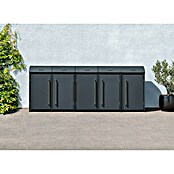 Westmann Mülltonnenbox Moderna (350 x 83 cm, Stahl, Anthrazit, Geeignet für Anzahl Mülltonnen: 5 Stk.) | BAUHAUS