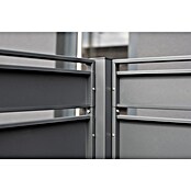 Westmann Mülltonnenbox Verkleidung Planum (90 x 330 x 150 cm, Anthrazit) | BAUHAUS