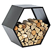 Westmann Kaminholzregal Biene (88 x 44,5 x 76,5 cm, Stahl, Schwarz) | BAUHAUS
