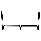 ShelterLogic Kaminholzregal (244 x 25 x 118 cm, Stahl, Schwarz) | BAUHAUS