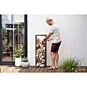 Westmann Kaminholzregal Xavier (40 x 20 x 120 cm, Stahl, Schwarz) | BAUHAUS