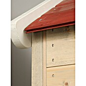 Wendi Toys Spielhaus Krokodil (L x B x H: 120 x 155 x 168 cm, Holz, Natur / Rot) | BAUHAUS