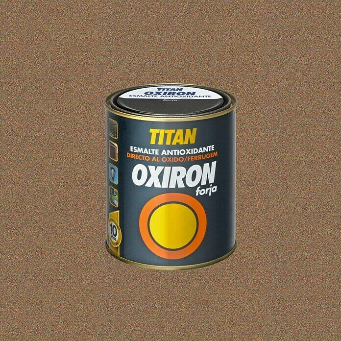 Oxiron Esmalte para metal (Dorado, 750 ml, Forja, Base solvente)
