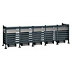 Westmann Mülltonnenbox Verkleidung Planum (90 x 410 x 120 cm, Anthrazit/Grau) | BAUHAUS