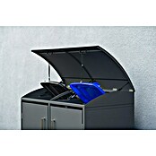 Westmann Mülltonnenbox Moderna (Stahl, Anthrazit, Geeignet für Anzahl Mülltonnen: 2 Stk.) | BAUHAUS