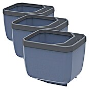Gusta Garden Kräutertopf Herbs Buddy (16 x 14,3 x 13,6 cm, Kunststoff, Blau, 3 Stk.) | BAUHAUS