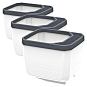 Gusta Garden Kräutertopf Herbs Buddy (16 x 14,3 x 13,6 cm, Kunststoff, Weiß, 3 Stk.) | BAUHAUS