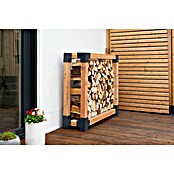 Westmann Kaminholzregal Michel (138 x 40 x 120 cm, Holz, Natur) | BAUHAUS