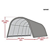 ShelterLogic Weidezelt Run-In-Shed (730 x 400 cm, Kunststoff, Dunkelgrün) | BAUHAUS