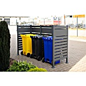 Westmann Mülltonnenbox Verkleidung Planum (90 x 250 x 150 cm, Anthrazit) | BAUHAUS