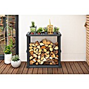 Westmann Kaminholzregal Harald (108 x 52 x 106 cm, Holz, Anthrazit) | BAUHAUS