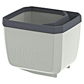 Gusta Garden Kräutertopf Herbs Buddy (16 x 14,3 x 13,6 cm, Kunststoff, Hellgrau, 1 Stk.) | BAUHAUS