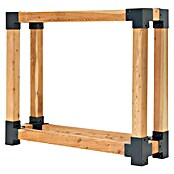 Westmann Kaminholzregal Michel (138 x 40 x 120 cm, Holz, Natur) | BAUHAUS